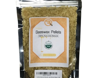 9 lb 100% Pure Natural Yellow Beeswax Pellets for Soap Candle Marking Lotion Lip balm Skin Care Crafting, Triple Filtered Cosmetic Grade