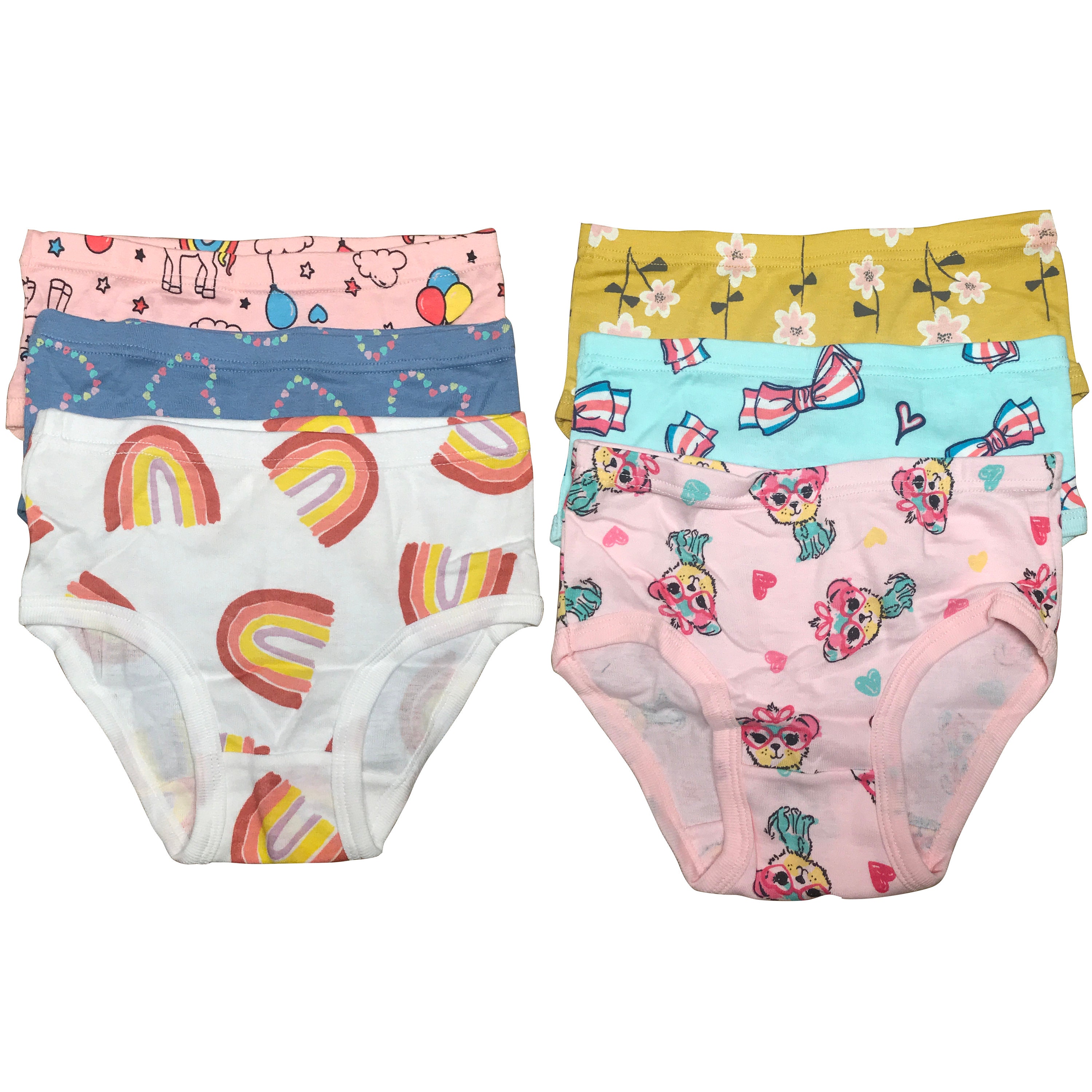 6 Packs Toddler Little Girls Cotton Underwear Briefs Kids Panties  Underpants 2T 3T 4T 5T 6T -  Australia