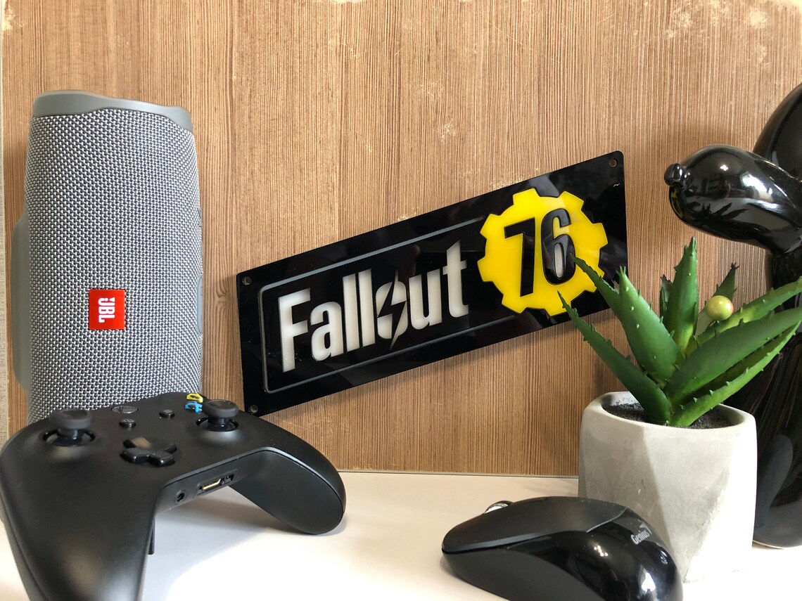 Falloutvideo Game Decor Wall and Table Gaming Video Game Etsy