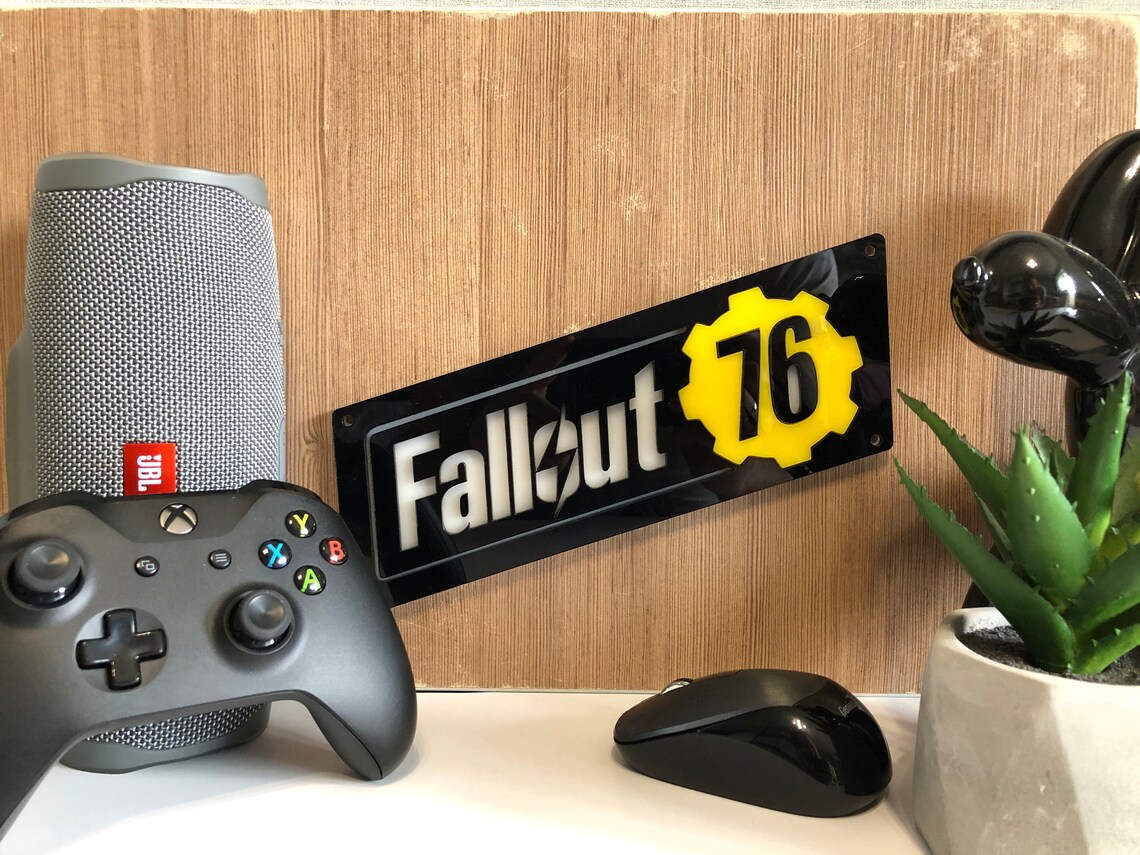 Falloutvideo Game Decor Wall and Table Gaming Video Game Etsy