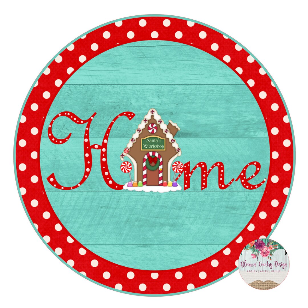 Home Holiday Gingerbread House Gingies Christmas Sign - Christmas Decor ...