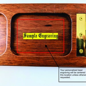 Inlaid Wood 3 Track Travel Sized Cribbage Board Handcrafted Bloodwood w/ European Beech and Maple Inlay Metal Pegs and Cards image 9