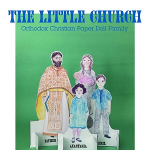 The Little Church Orthodox Paper Doll Book, Instant Download