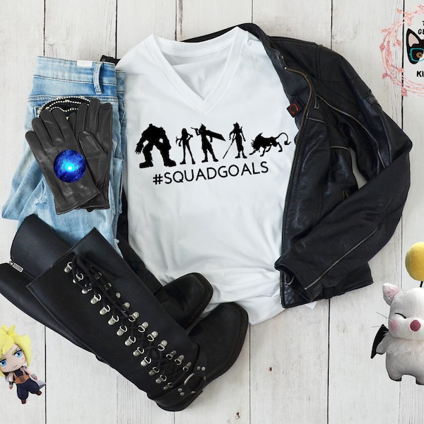 Final Fantasy 7 Cloud, Tifa, Barret, Aerith, Red-Xlll Unisex Shirt