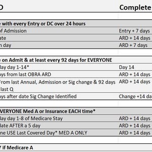 Skilled Nursing MDS Tool - Spreadsheet tool with the most valuable information!