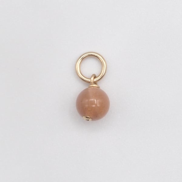 Elios zonnesteen hanger in 14 karaats goud (gold-filled)