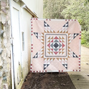 Harbor Star Quilt Pattern - Instant Download PDF / Star Quilt Pattern / Modern Quilt Pattern / Fast Quilt Pattern