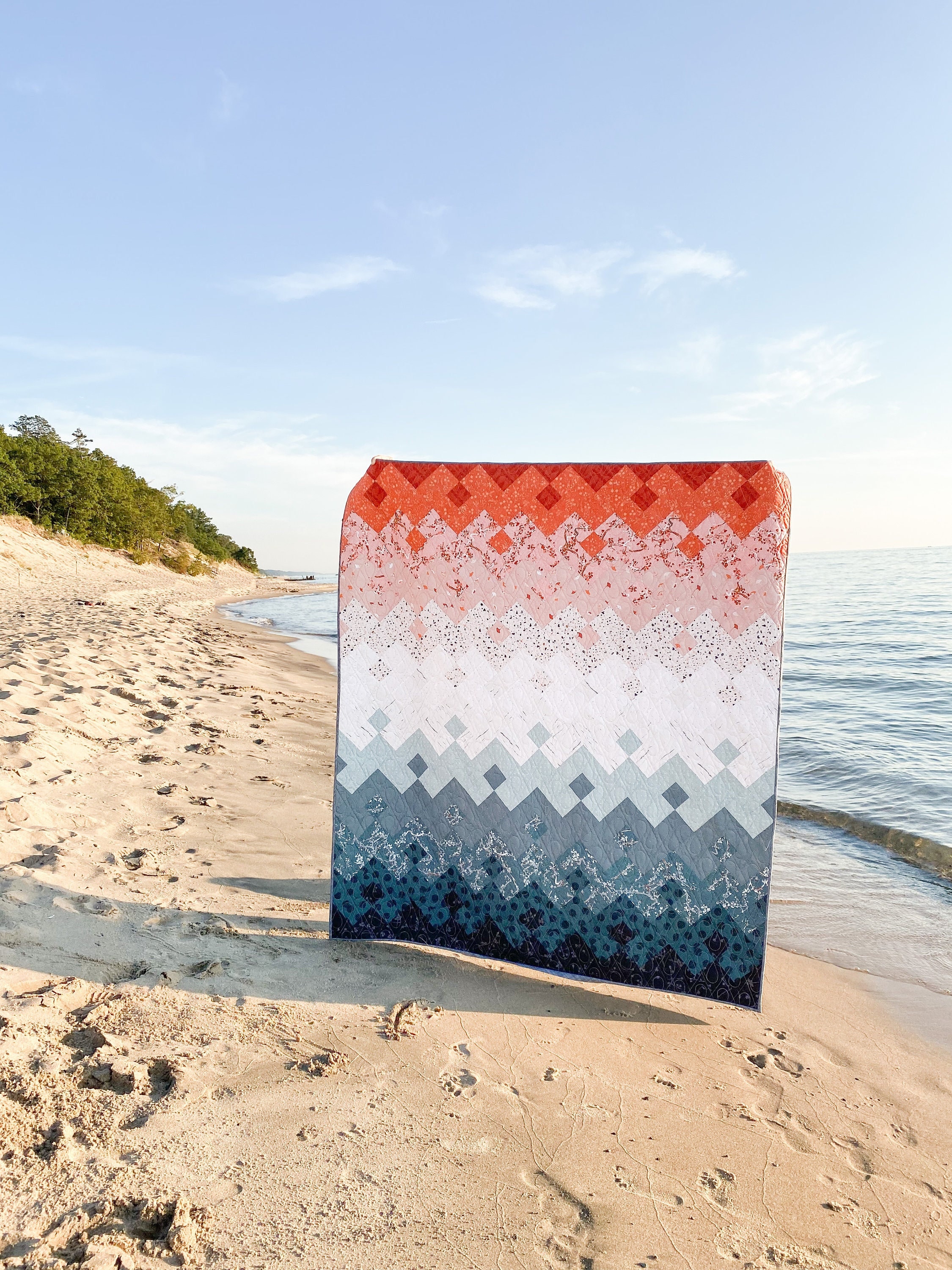 Diamond Tides Quilt Pattern photo photo