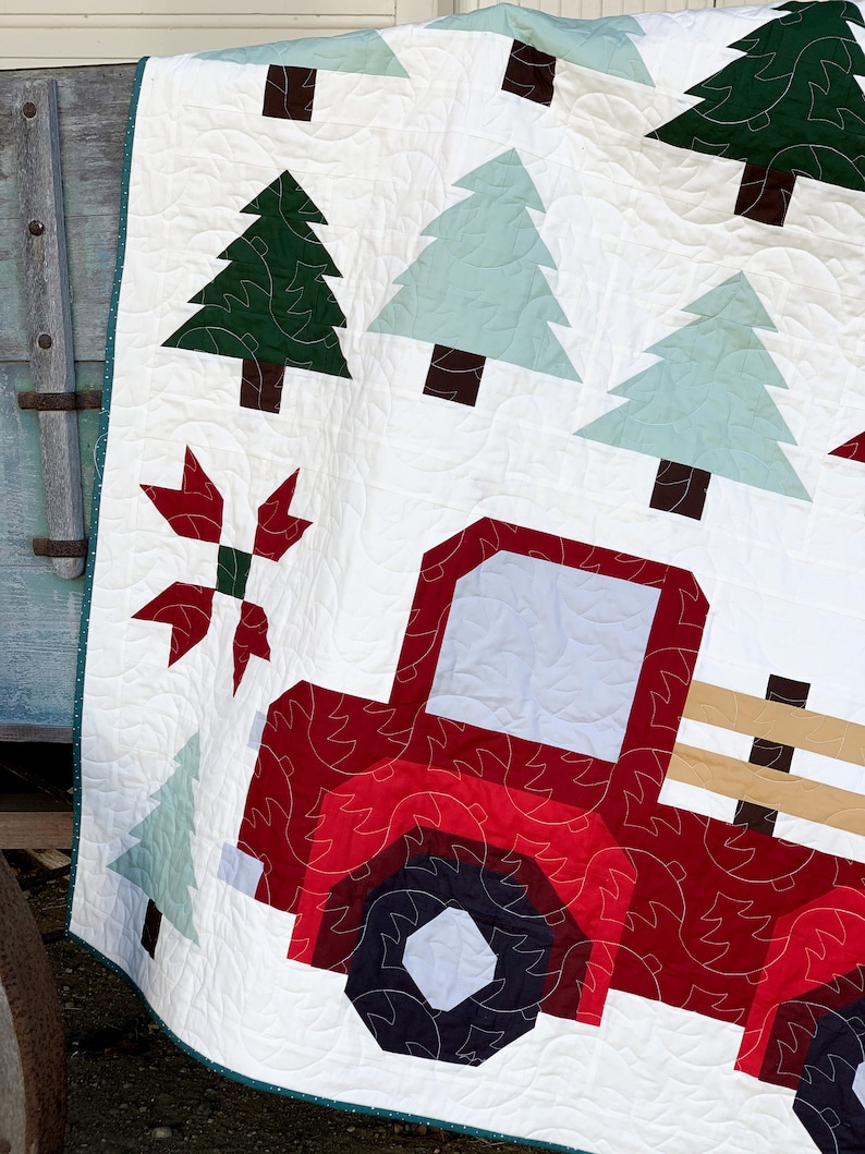 Christmas Tree Farm Quilt Etsy