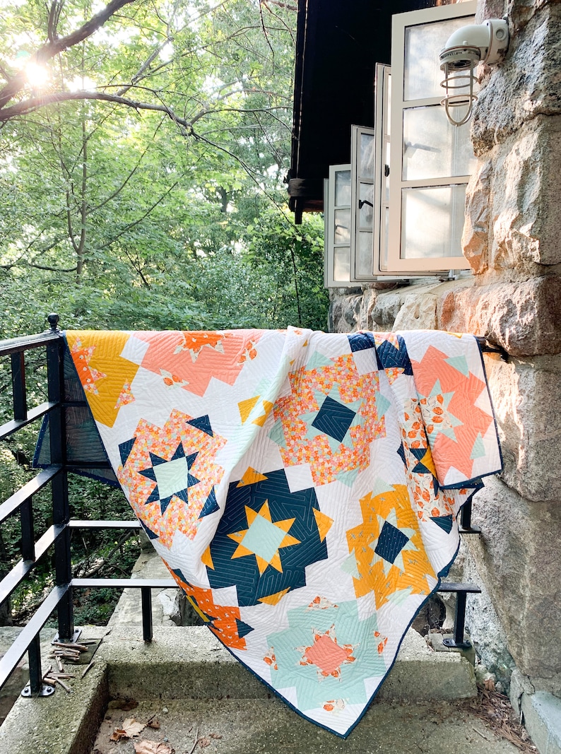 Summer Revival Quilt PDF Quilt Pattern Etsy Canada