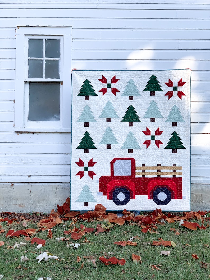 Christmas Tree Farm Quilt Etsy