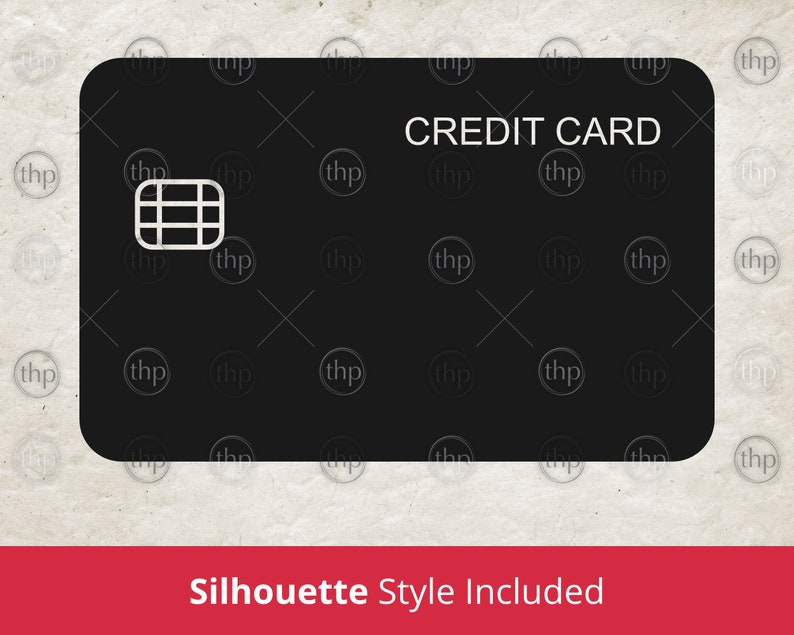 Credit Card SVG Credit Card Template Svg Blank Credit Card - Etsy