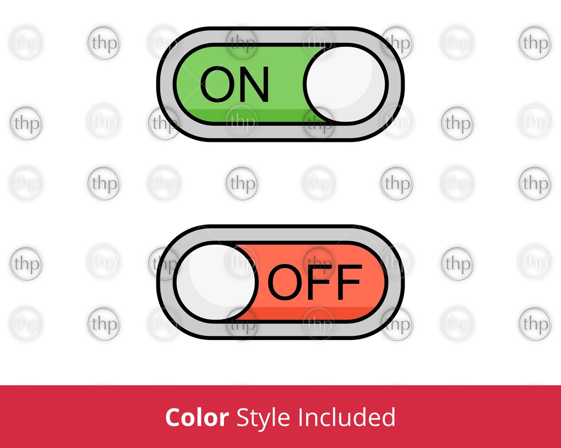 Toggle Switch SVG on off Switch Svg on off Svg on off - Etsy