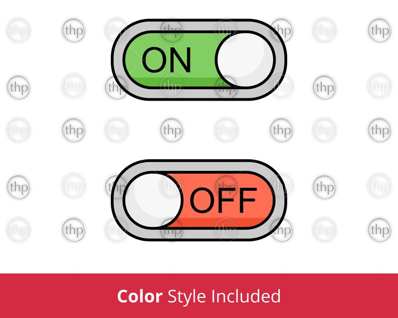 Toggle Switch SVG on off Switch Svg on off Svg on off - Etsy