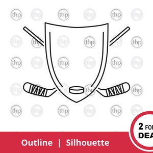 Hockey Logo SVG - Hockey Svg, Ice Hockey Svg, Hockey Puck Svg, Hockey Sticks Svg, Ice Hockey Clipart, Hockey Logo Cut Files & EPS PNG
