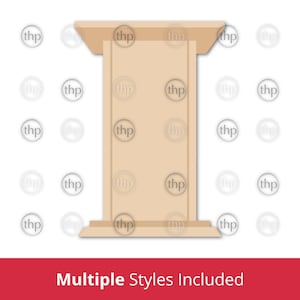 木製演壇 SVG PNG - 演台、アウトライン演説台、シルエット演壇アイコン、スピーチカットファイル、DXF
