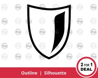 Shield SVG - Medieval Shield Svg, War Svg, Warrior Svg, Knights Shield Svg, Shield Clipart, Shield Outline, Shield Cut Files & EPS PNG