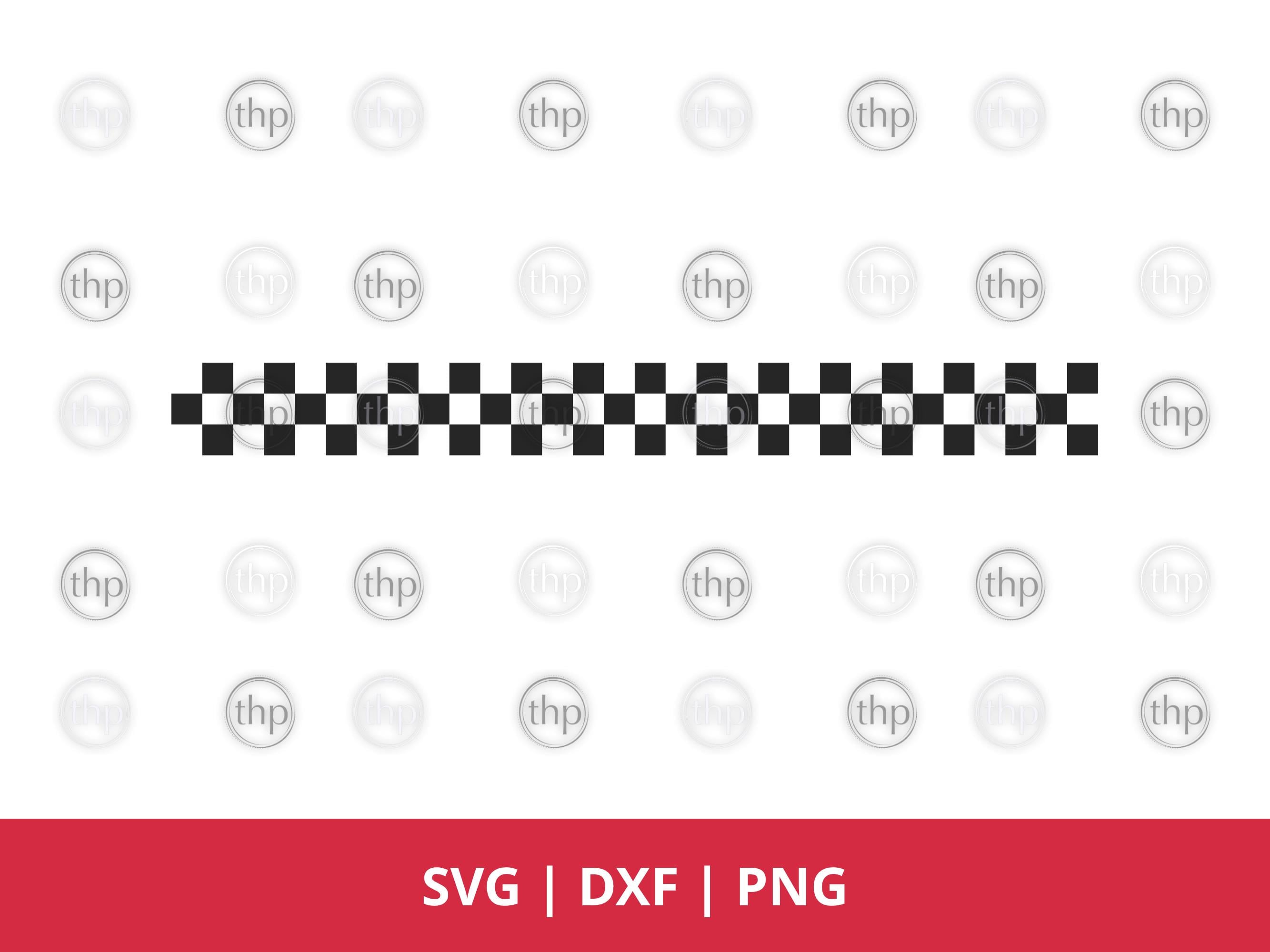 Seamless Police Tape SVG: Blue & White Checkered Crime Scene Cut Files ...