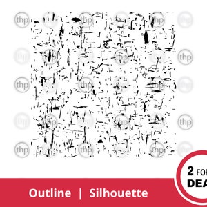 Distressed Texture SVG - Distressed Background Svg, Grunge Pattern Svg, Distressed Overlay Svg, Grunge Cut Files, Grunge Vector & EPS PNG