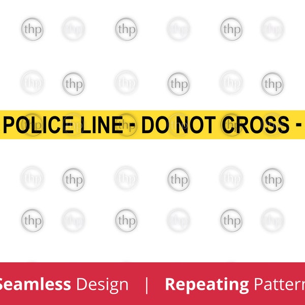 Police Line SVG - Crime Scene Svg, Police Tape Svg, Quarantine Tape Svg, Repeating Pattern, Seamless Svg, Do Not Enter Clipart & EPS PNG