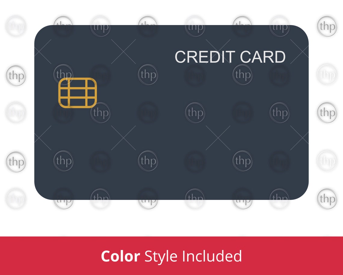 Credit Card SVG Credit Card Template Svg Blank Credit Card - Etsy
