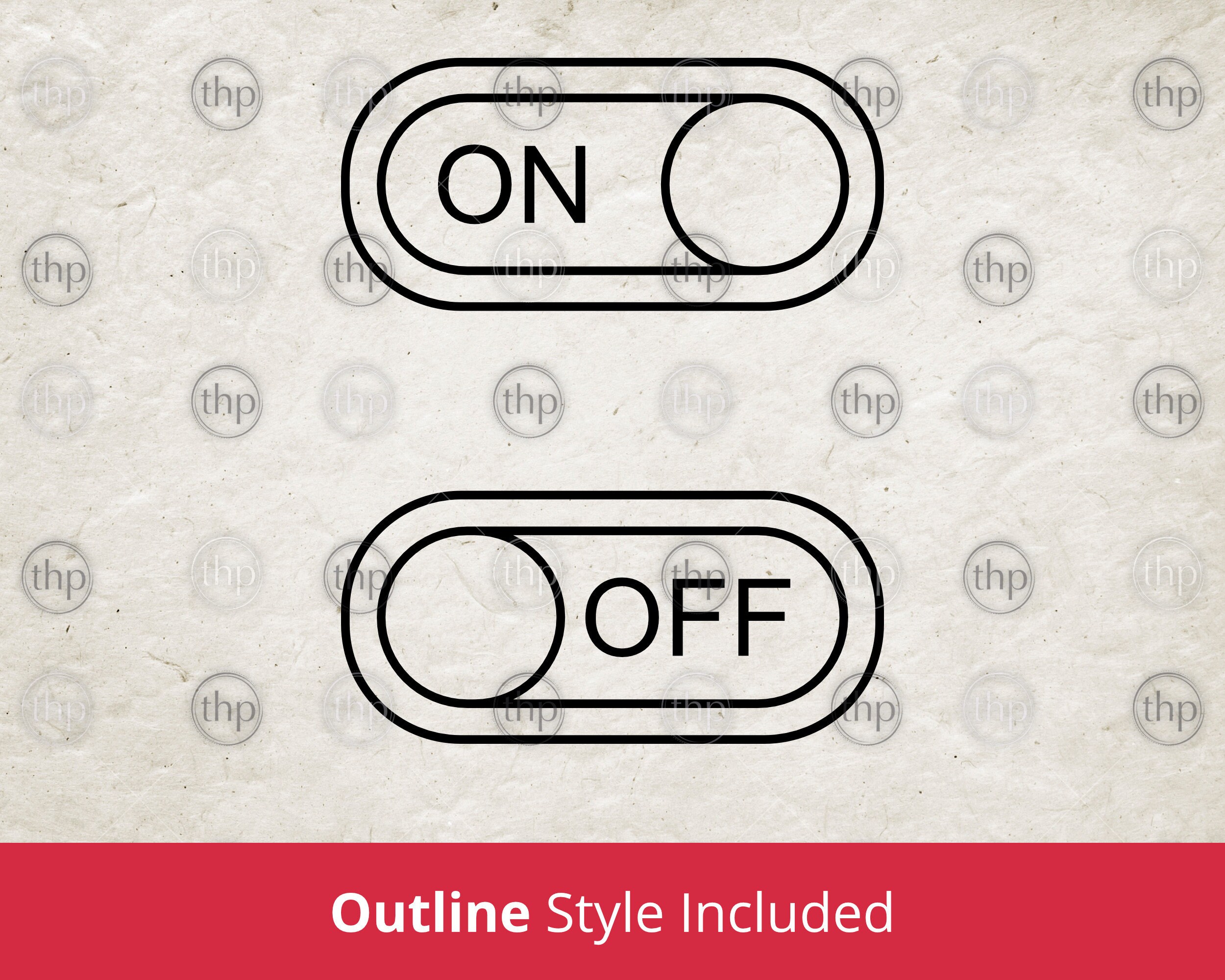 Toggle Switch SVG on off Switch Svg on off Svg on off - Etsy Canada
