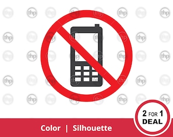 No Phones SVG - No Cell Phones Svg, No Phones Sign Svg, No Mobile Phones Svg, Phones Banned Clipart, No Phones Cut Files & EPS PNG