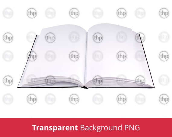 Open Book PNG Open Book Clipart, Empty Book, Sketch Pad Clipart,  Transparent Background, Open Journal, Book Clipart, Blank Pages Photo PNG  (Instant Download) 