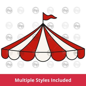 Carpa de circo SVG PNG - Carpa de circo, Carpa de carnaval, Circo, Carpa de circo Clipart, Archivos de corte de circo y DXF
