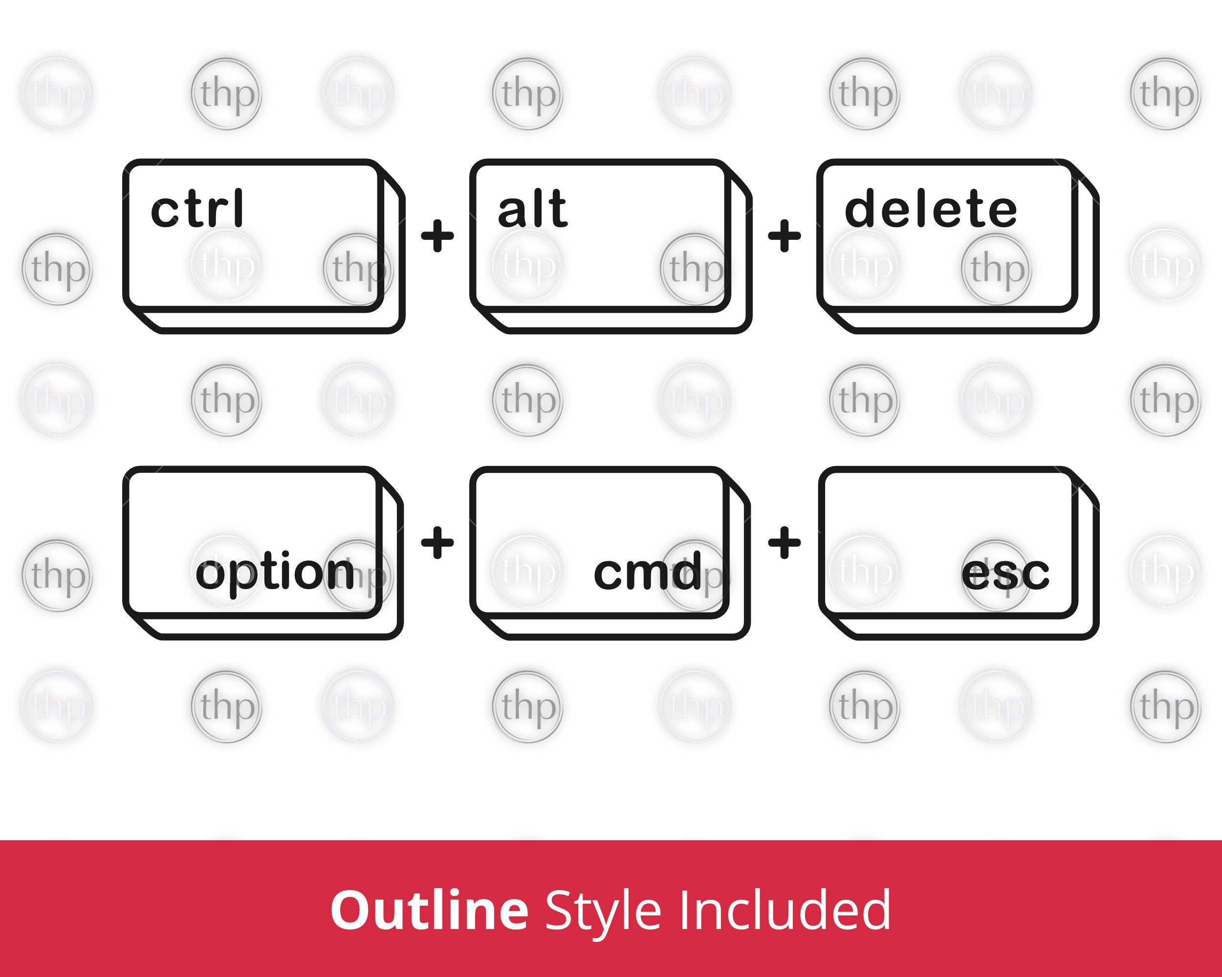 Ctrl Alt Del SVG Ctrl Alt Delete Svg Force Quit Svg - Etsy Canada
