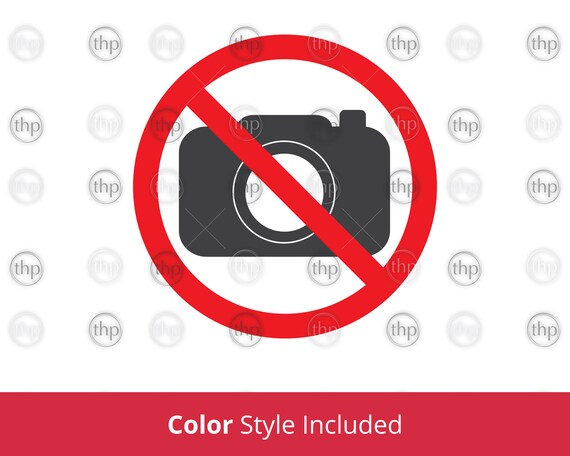 No Cameras SVG - No Photos Svg, No Photography Svg, No Filming