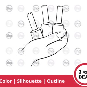 Nail Tech SVG - Nail Polish Svg, Manicure Svg, Nail Svg, Nail Salon Svg, Nail Artist Svg, Nail Polish Clipart, Nail Tech Cut Files & EPS PNG