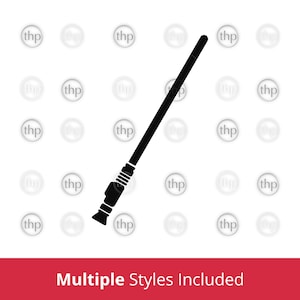 Lightsaber SVG – Jedi Sword Light Saber Clipart 3 Colours EPS PNG (Digital Download)