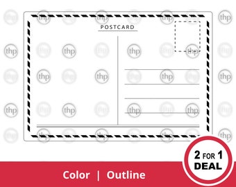 Cartão postal SVG EPS PNG - cartão postal, selo, correio aéreo, em branco, viagem, saudação, correio, mensagem, modelo, clipart de cartão postal, arquivos cortados de cartão postal