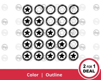 Star Rating SVG - 5 Star Review Svg, Reviews Outline Svg, Star Ratings Clipart Vector, Review Rating Svg, Star Rating Cut Files & EPS PNG