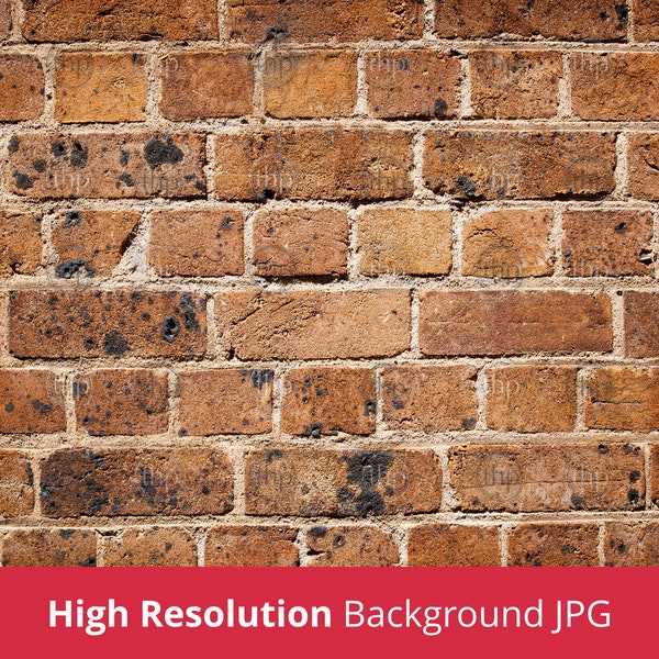 Brick Wall Background JPG - Red Bricks Photo, Brick Texture JPG, Brick Wall Digital Paper, High Resolution Photo, Digital Wallpaper Download