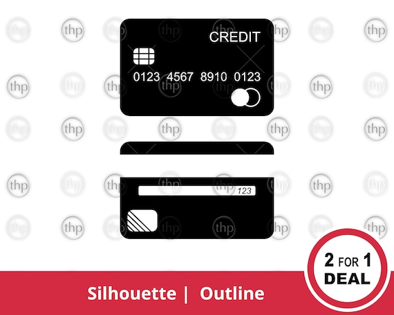 Credit Card SVG Credit Card Template Svg Money Svg | Etsy