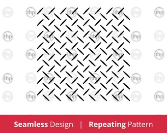 Diamond Plate SVG - Repeating Pattern Svg, Diamond Plate Background, Seamless Svg, Steel Background Svg, Checker Plate Cut Files & EPS PNG