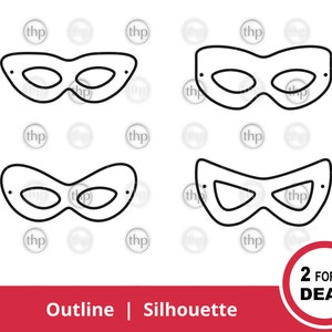 Superhelden-Masken SVG - Masken zwart, Superheld-Svg, Superheld-Svg, Comic-Buch-Svg, Cosplay-Svg, Superheld Maske Clipart, Maske Schnittdateien EPS PNG