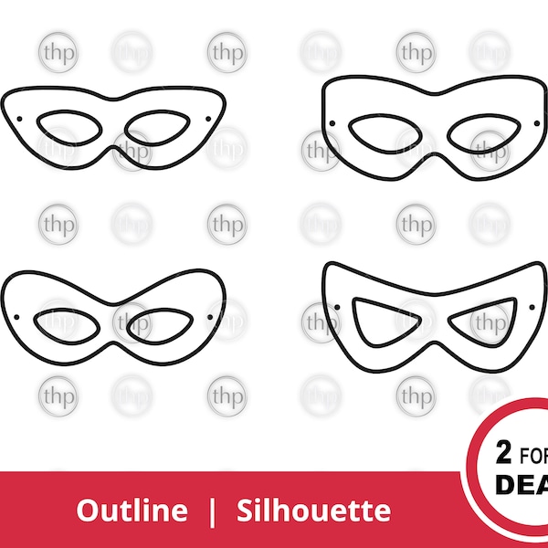 Superhero Masks SVG - Masks Svg, Superhero Svg, Super Hero Svg, Comic Book Svg, Cosplay Svg, Superhero Mask Clipart, Mask Cut Files EPS PNG