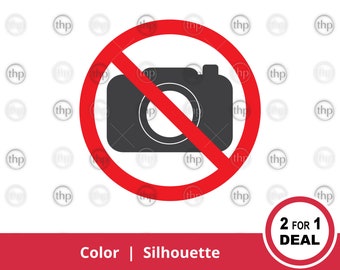 No Cameras SVG - No Photos Svg, No Photography Svg, No Filming Sign Svg, No Recording Svg, No Cameras Symbol, No Photos Cut File & EPS PNG