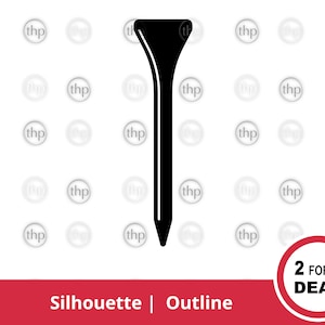 Golf Tee SVG - Golf Course Svg, Teeing Off, Tee Svg, Golf Svg, Golfing Svg, Golfer Svg, Golf Tee Clipart Vector, Golf Tee Cut File & EPS PNG