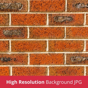 May include: A close-up of a brick wall with red bricks and white mortar. The bricks have a rough texture and some are slightly discoloured.