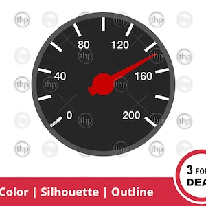 Speedometer SVG - Racing Svg, Car Svg, Driving Svg, Speed Gauge Svg, Speedo Svg, Fast Svg, Speedometer Clipart, Speedometer Cut File EPS PNG