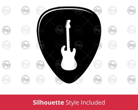Download Guitar Pick Svg Guitar Svg Guitar Outline Svg Guitar Etsy