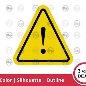 Caution Sign SVG - Warning Symbol Svg, Danger Sign Svg, Yellow Warning Sign Svg, Caution Clipart, Alert Svg, Danger Sign Cut Files & EPS PNG