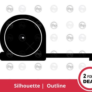 Tape Measure SVG - Measuring Tape Svg, Tape Svg, Measurement Svg, Tape Measure Outline, Weight Loss Svg, Tools Svg, Measuring Svg & EPS PNG