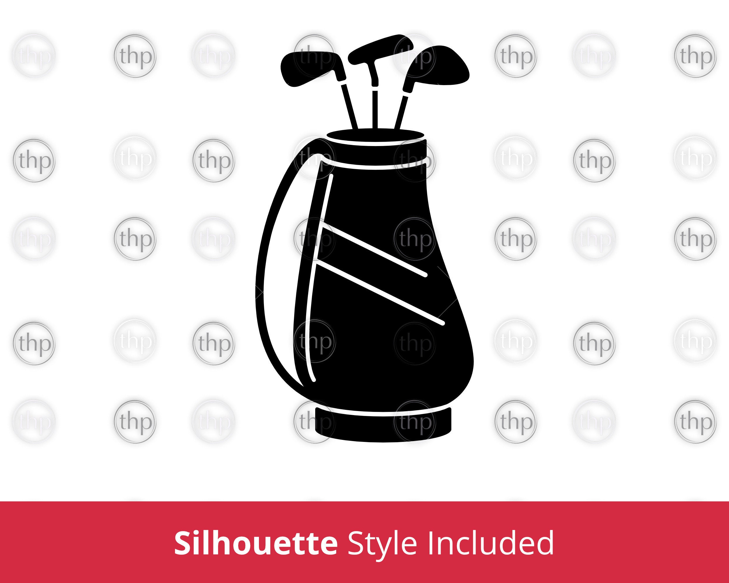 Golf Caddy SVG Golf Bag Svg Golf Clubs Svg Golf Svg Etsy India