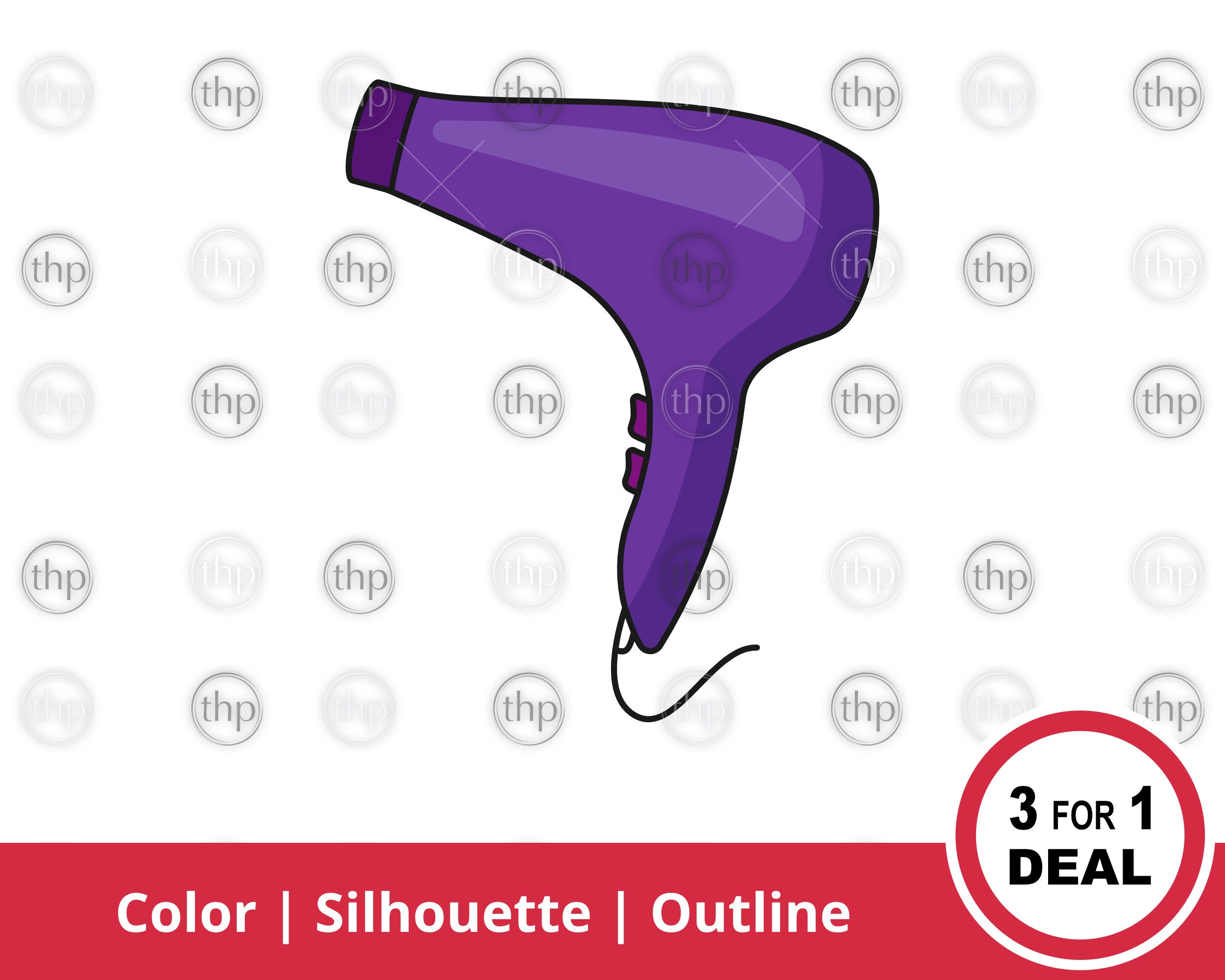 Premium Vector  Hair dryer from multicolored paints splash of watercolor  colored drawing realistic