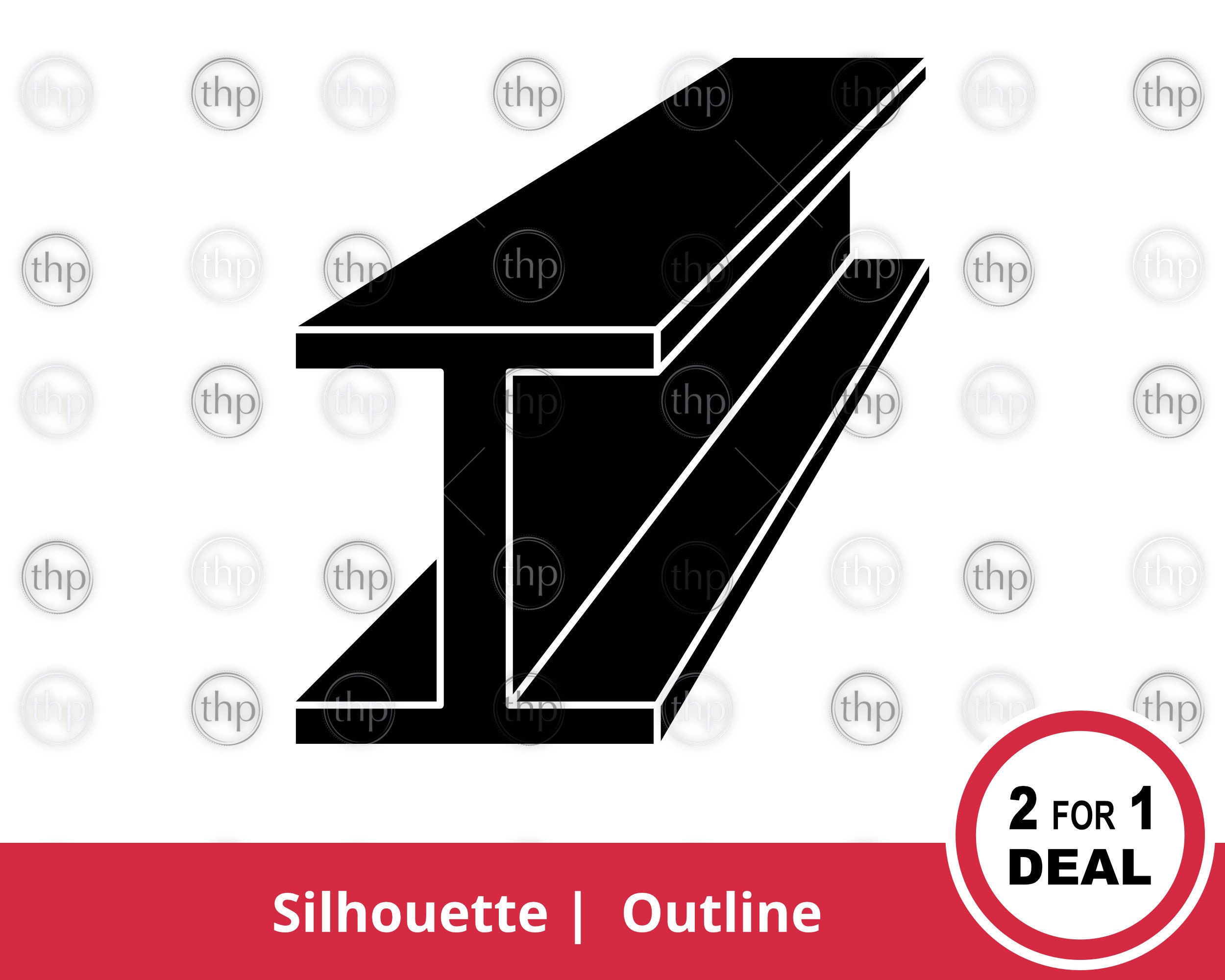 Steel Beam SVG Steel Svg Steel Beam Outline Svg Steel Etsy Canada